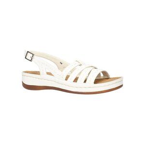 Easy Street Kehlani Women’s White Comfort Sandals Sz 12 Slingback MSRP $60